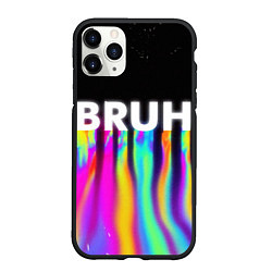 Чехол iPhone 11 Pro матовый BRUH Братан