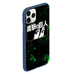 Чехол iPhone 11 Pro матовый MIKASA ACKERMAN АТАКА ТИТАНОВ 4 СЕЗОН, цвет: 3D-тёмно-синий — фото 2