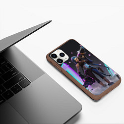 Чехол iPhone 11 Pro матовый ARCANE JINX League Of Legends, цвет: 3D-коричневый — фото 2