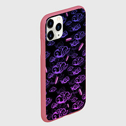 Чехол iPhone 11 Pro матовый ARCANE League Of Legends ТАТУИРОВКА JINX, цвет: 3D-малиновый — фото 2