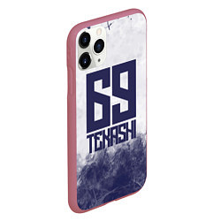 Чехол iPhone 11 Pro матовый 6IX9INE - Tekashi 69, цвет: 3D-малиновый — фото 2