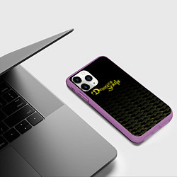 Чехол iPhone 11 Pro матовый Dark souls Demons souls, цвет: 3D-фиолетовый — фото 2
