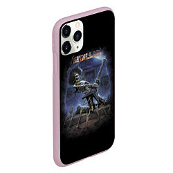 Чехол iPhone 11 Pro матовый Metallica - thrash metal! Hard rock!, цвет: 3D-розовый — фото 2