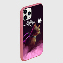 Чехол iPhone 11 Pro матовый Stray, цвет: 3D-малиновый — фото 2