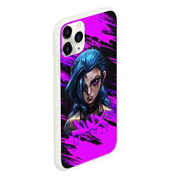 Чехол iPhone 11 Pro матовый Arcane League Of Legends JINX ДЖИНКС, цвет: 3D-белый — фото 2