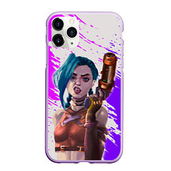 Чехол iPhone 11 Pro матовый ДЕРЗКАЯ ДЖИНКС Arcane League Of Legends