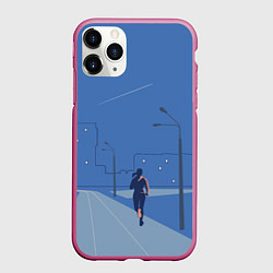 Чехол iPhone 11 Pro матовый Пробежка