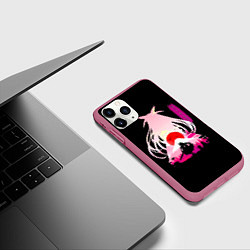Чехол iPhone 11 Pro матовый Котори Ицука - Рандеву с жизнью, цвет: 3D-малиновый — фото 2