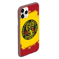 Чехол iPhone 11 Pro матовый Cobra Kai Big Logo, цвет: 3D-коричневый — фото 2