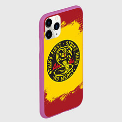 Чехол iPhone 11 Pro матовый Cobra Kai Big Logo, цвет: 3D-фиолетовый — фото 2