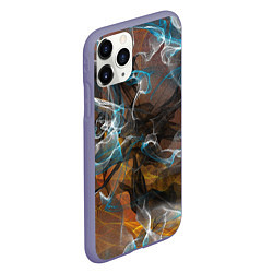 Чехол iPhone 11 Pro матовый Коллекция Get inspired! Абстракция F5-fl-139-158-4, цвет: 3D-серый — фото 2