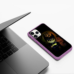 Чехол iPhone 11 Pro матовый Бенди Bendy And The Ink Machine, цвет: 3D-фиолетовый — фото 2