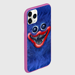 Чехол iPhone 11 Pro матовый Smile Huggy Wuggy, цвет: 3D-фиолетовый — фото 2