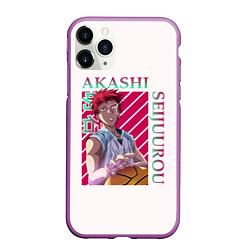 Чехол iPhone 11 Pro матовый Akashi Seijuro - Kuroko No Basket