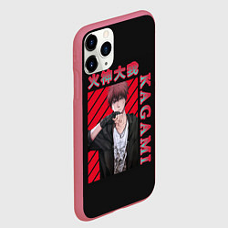 Чехол iPhone 11 Pro матовый Тайга Кагами Taiga Kagami, цвет: 3D-малиновый — фото 2