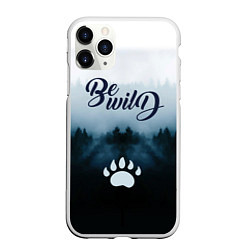 Чехол iPhone 11 Pro матовый Be wild - лес