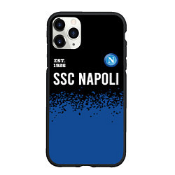 Чехол iPhone 11 Pro матовый НАПОЛИ Est 1926 Арт, цвет: 3D-черный