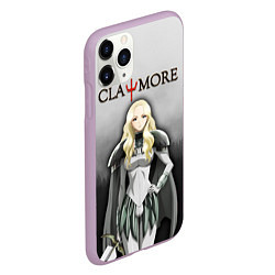 Чехол iPhone 11 Pro матовый Клеймор Тереза, цвет: 3D-сиреневый — фото 2