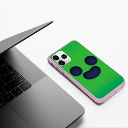 Чехол iPhone 11 Pro матовый Спайк BRAWL STARS образ, цвет: 3D-розовый — фото 2