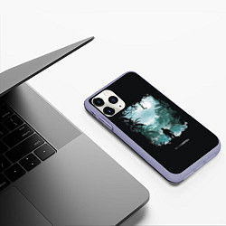 Чехол iPhone 11 Pro матовый Спина Нейтана, цвет: 3D-светло-сиреневый — фото 2