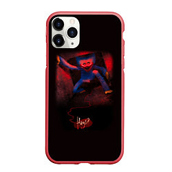 Чехол iPhone 11 Pro матовый POPPY PLAYTIME HAGGY WAGGY ПОППИ ПЛЕЙТАЙМ ХАГГИ ВА, цвет: 3D-красный