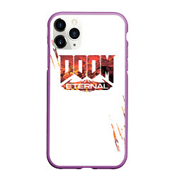 Чехол iPhone 11 Pro матовый Doom Eternal,