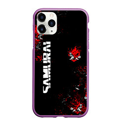 Чехол iPhone 11 Pro матовый КИБЕРПАНК 2077 SAMURAI CYBERPUNK 2077