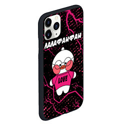 Чехол iPhone 11 Pro матовый LALAFANFAN - LOVE Молнии, цвет: 3D-черный — фото 2
