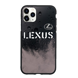 Чехол iPhone 11 Pro матовый LEXUS Lexus - Краски, цвет: 3D-черный