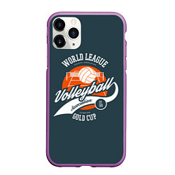 Чехол iPhone 11 Pro матовый Volleyball Волейбол