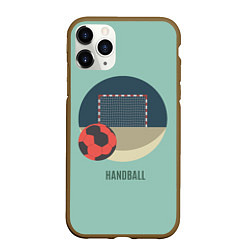 Чехол iPhone 11 Pro матовый Handball Спорт