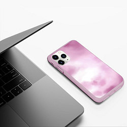 Чехол iPhone 11 Pro матовый Tie-dye Pink, цвет: 3D-розовый — фото 2