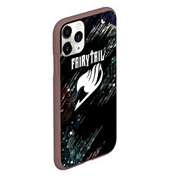 Чехол iPhone 11 Pro матовый Fairy tail хвост феи, цвет: 3D-коричневый — фото 2