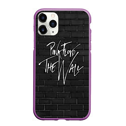 Чехол iPhone 11 Pro матовый PINK FLOYD - ПИНК ФЛОЙД СТЕНА, цвет: 3D-фиолетовый