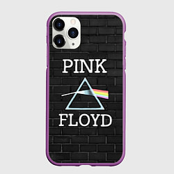 Чехол iPhone 11 Pro матовый PINK FLOYD LOGO - ПИНК ФЛОЙД ЛОГОТИП, цвет: 3D-фиолетовый