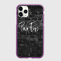 Чехол iPhone 11 Pro матовый PINK FLOYD - ПИНК ФЛОЙД КИРПИЧНАЯ СТЕНА, цвет: 3D-фиолетовый