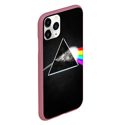 Чехол iPhone 11 Pro матовый PINK FLOYD - ПИНК ФЛОЙД ГЛИТЧ, цвет: 3D-малиновый — фото 2