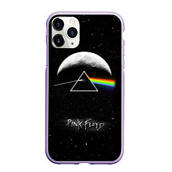 Чехол iPhone 11 Pro матовый PINK FLOYD LOGO ПИНК ФЛОЙД ЗВЕЗДЫ, цвет: 3D-светло-сиреневый