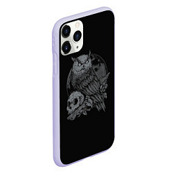 Чехол iPhone 11 Pro матовый Ночной Дозор Night Watcher, цвет: 3D-светло-сиреневый — фото 2