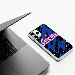Чехол iPhone 11 Pro матовый Sonic Exe Класс игра, цвет: 3D-белый — фото 2