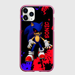 Чехол iPhone 11 Pro матовый Соник екзе Sonic exe