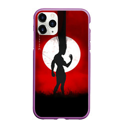 Чехол iPhone 11 Pro матовый Hunter x Hunter Гон волосы в небо