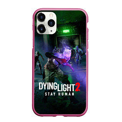 Чехол iPhone 11 Pro матовый Dying Light: Stay Human - логово зомби