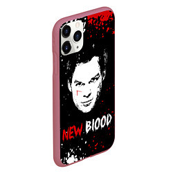 Чехол iPhone 11 Pro матовый Декстер Новая Кровь Dexter New Blood, цвет: 3D-малиновый — фото 2