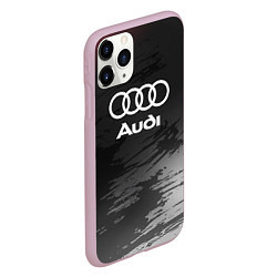 Чехол iPhone 11 Pro матовый Audi туман, цвет: 3D-розовый — фото 2