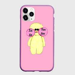 Чехол iPhone 11 Pro матовый Лалафан, цвет: 3D-фиолетовый