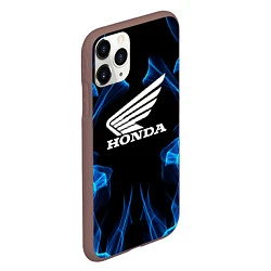 Чехол iPhone 11 Pro матовый Honda Fire, цвет: 3D-коричневый — фото 2