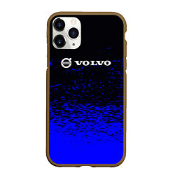 Чехол iPhone 11 Pro матовый Volvo - Авто, цвет: 3D-коричневый