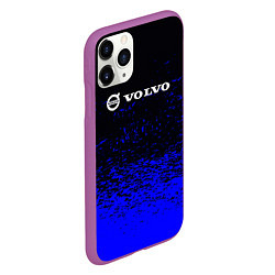 Чехол iPhone 11 Pro матовый Volvo - Авто, цвет: 3D-фиолетовый — фото 2