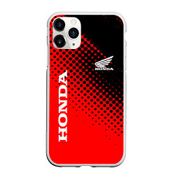 Чехол iPhone 11 Pro матовый Honda texture